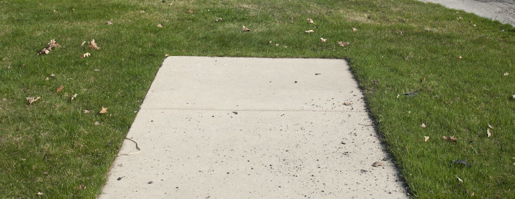 A Sidewalk From Nowhere, To Nowhere